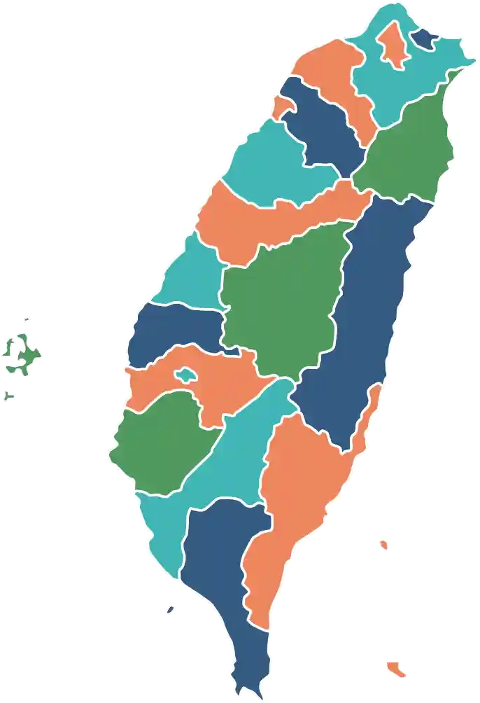 克隆資訊 (Clone Info) 高雄在地服務網絡示意圖,以 Cyberpunk 數據流風格呈現位於高雄軟體園區的技術總部,以及輻射全台的數位轉型服務覆蓋範圍。