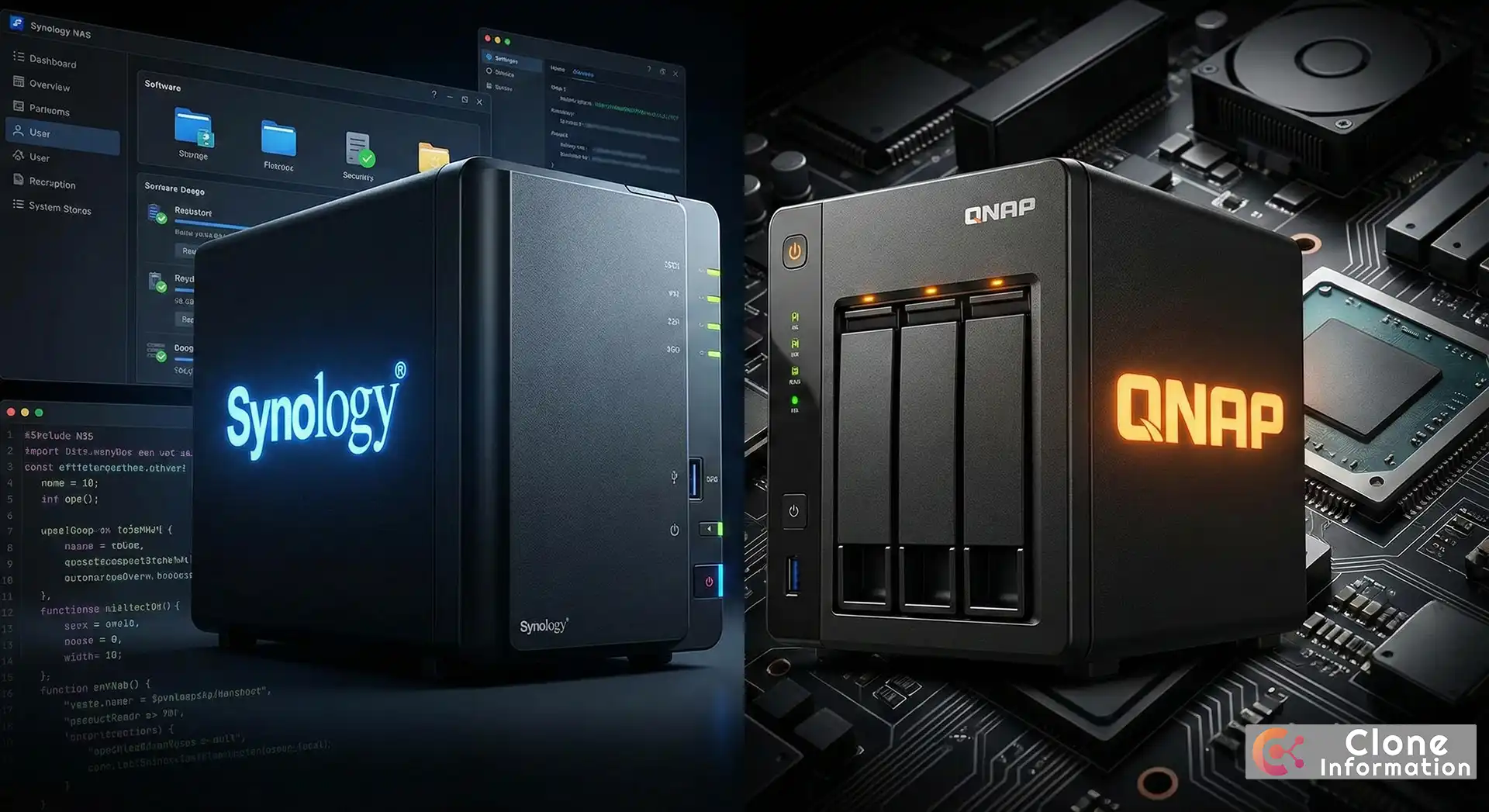 Synology NAS 推薦與 QNAP 比較，軟體介面與硬體規格對決